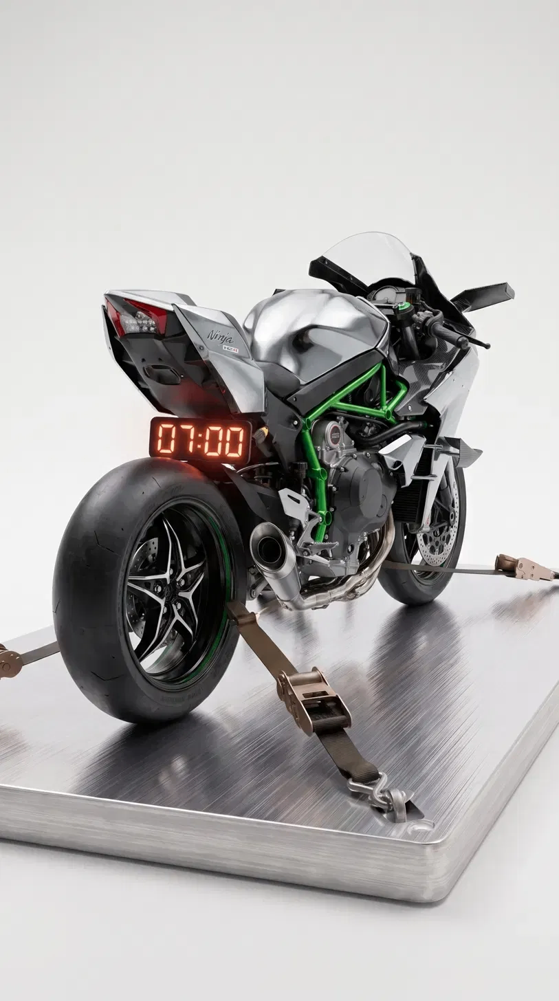 Kawasaki H2R Alarm Clock